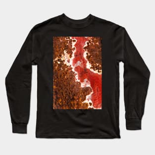 Rust, red, white, II Long Sleeve T-Shirt